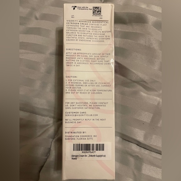 2 BOTTLES Bio identical Natural Estrogen Hormone Cream 4 Oz Sealed - Picture 2 of 3